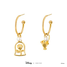 Disney Hoop Earring Beauty and the Beast