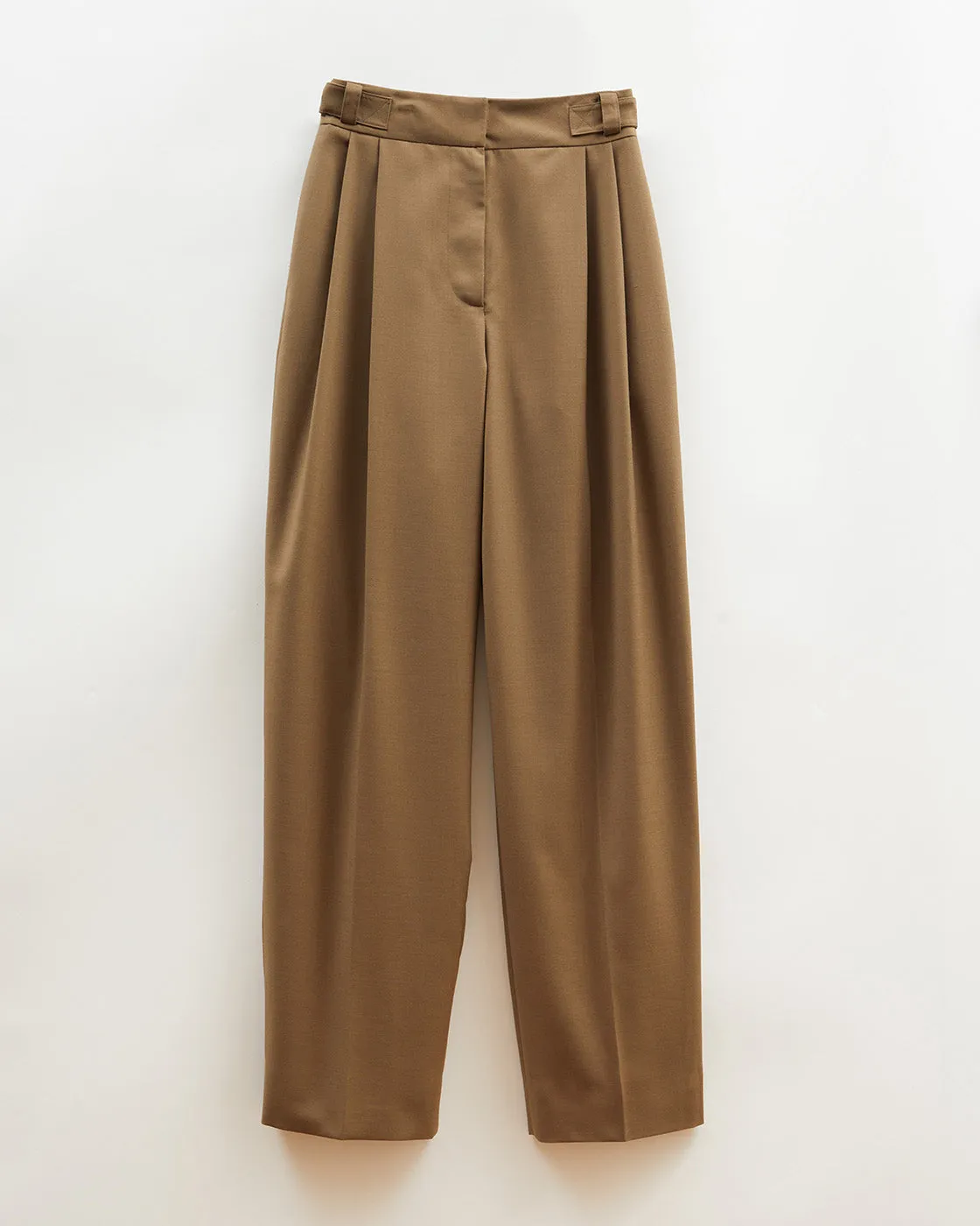 Eunah Trousers Wool Blend Olive