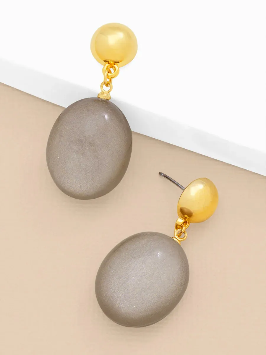 FINAL SALE Zenzii E2802 Glistening Pebble Drop Earring