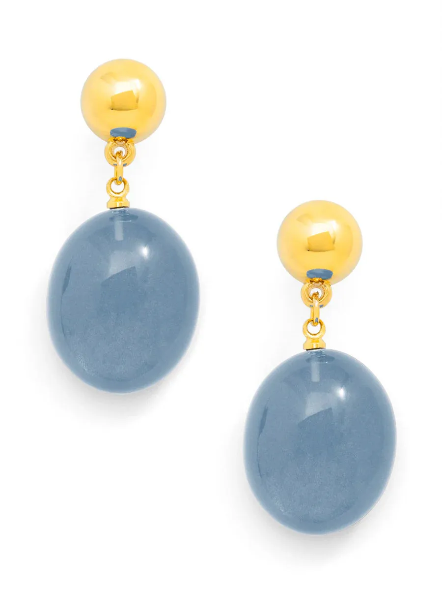 FINAL SALE Zenzii E2802 Glistening Pebble Drop Earring