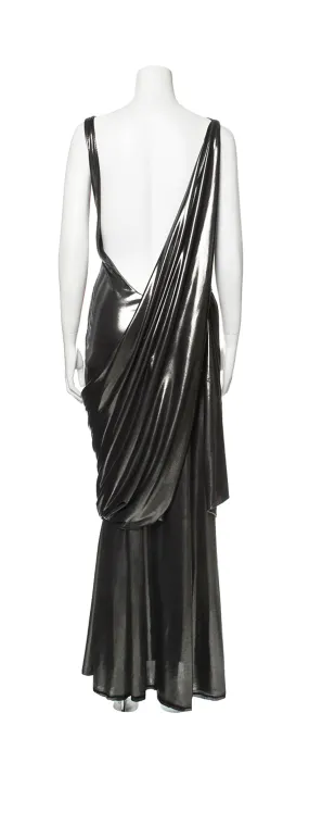 GIANNI VERSACE Metallic Gown