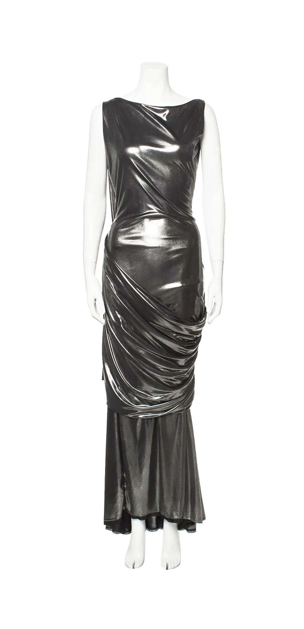 GIANNI VERSACE Metallic Gown