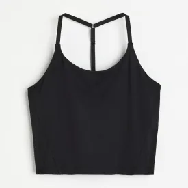 H&M SoftMove Cropped Tank sports top, black