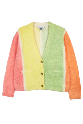 Hand Painted Ombre Cardigan