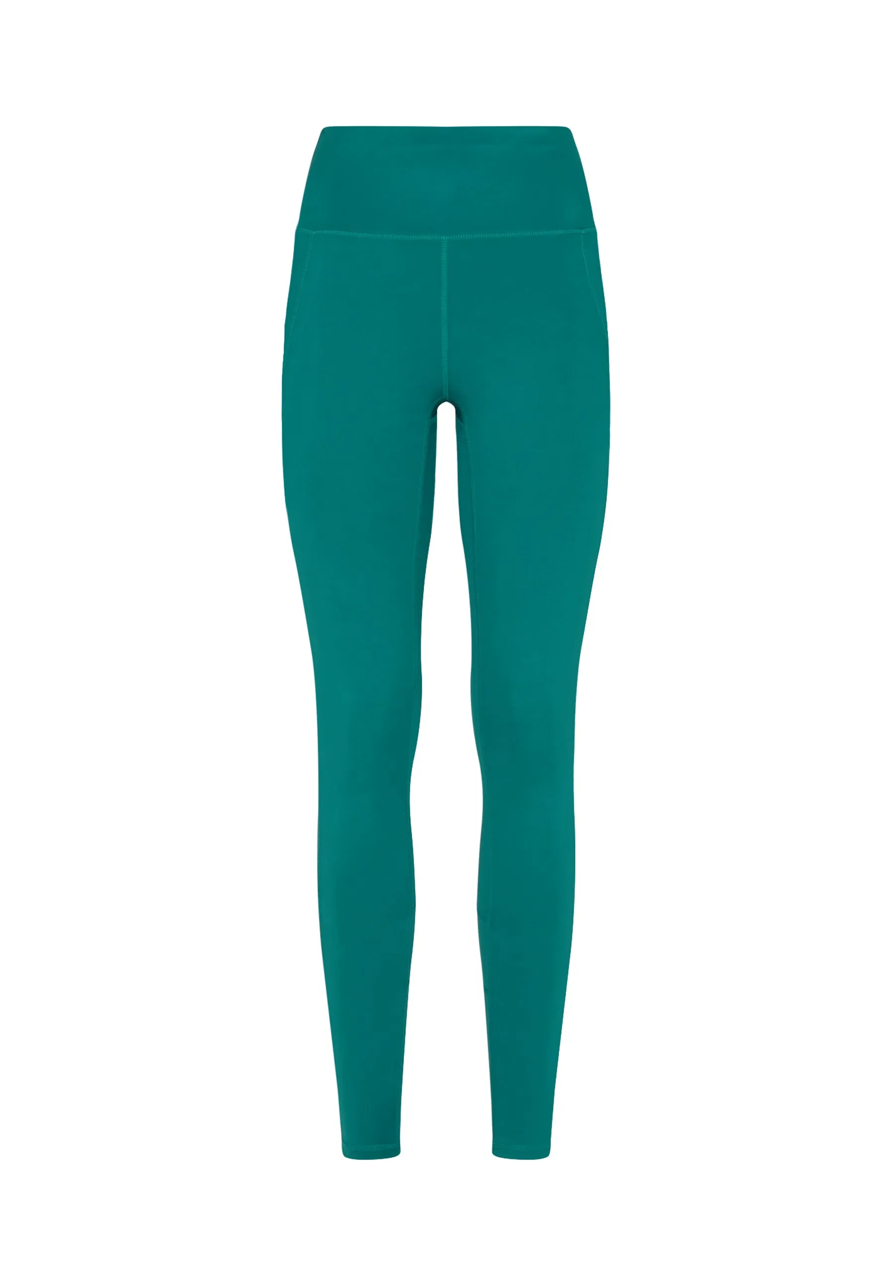 High Waisted Pocket Leggings-Teal