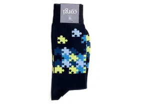 Jigsaw Socks Dark Navy