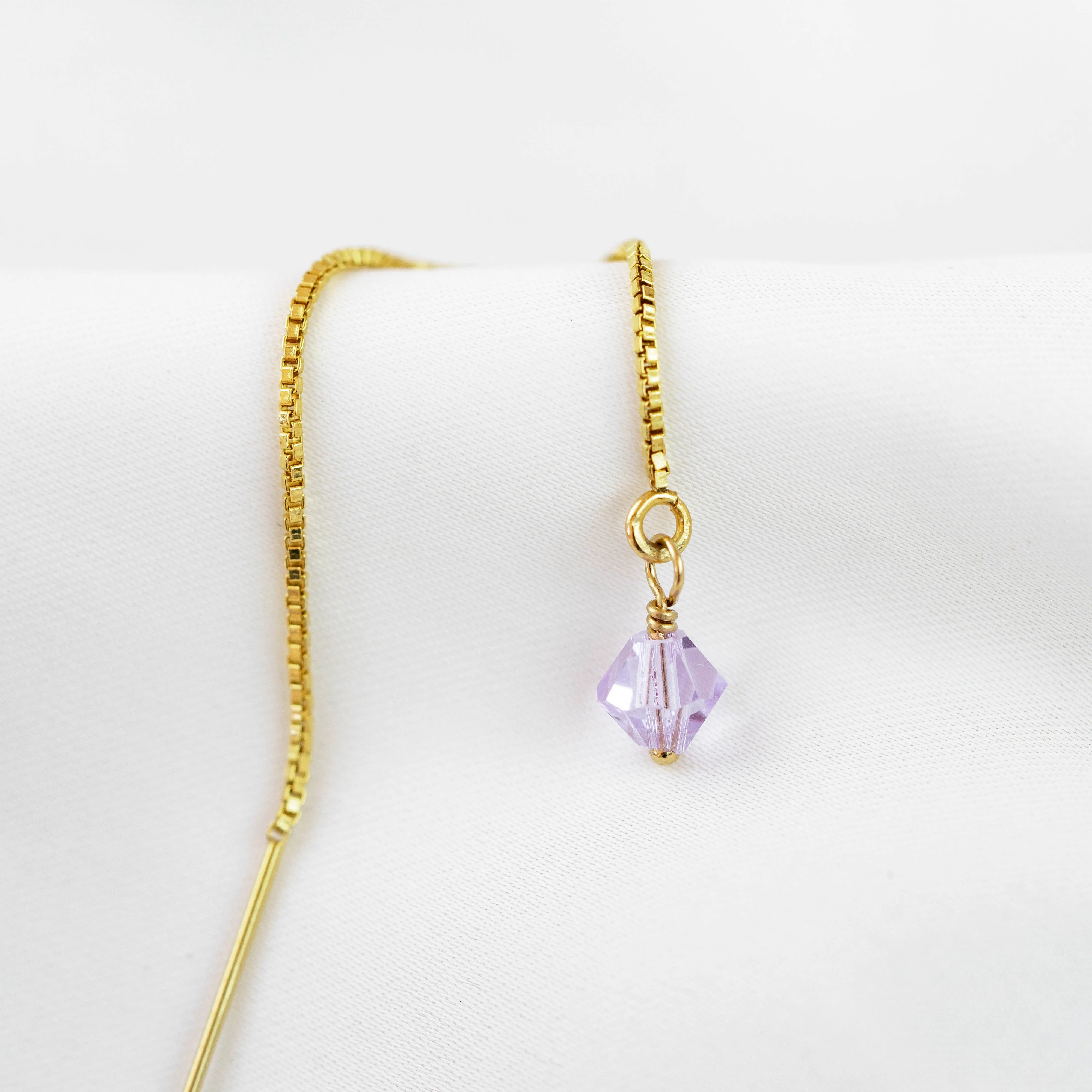 Lavender Swarovski Earthread