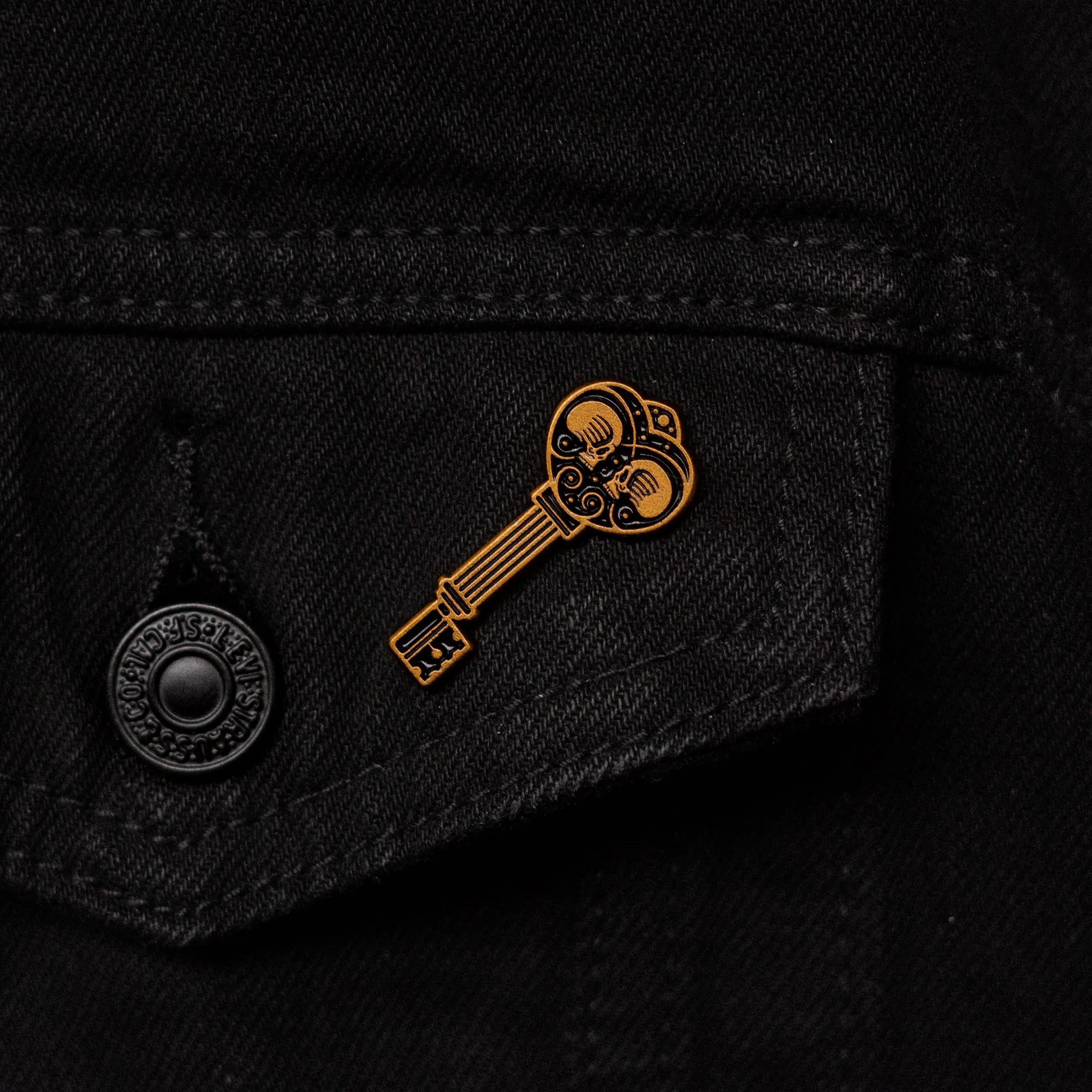 LOCK & KEY - PIN BADGE SET