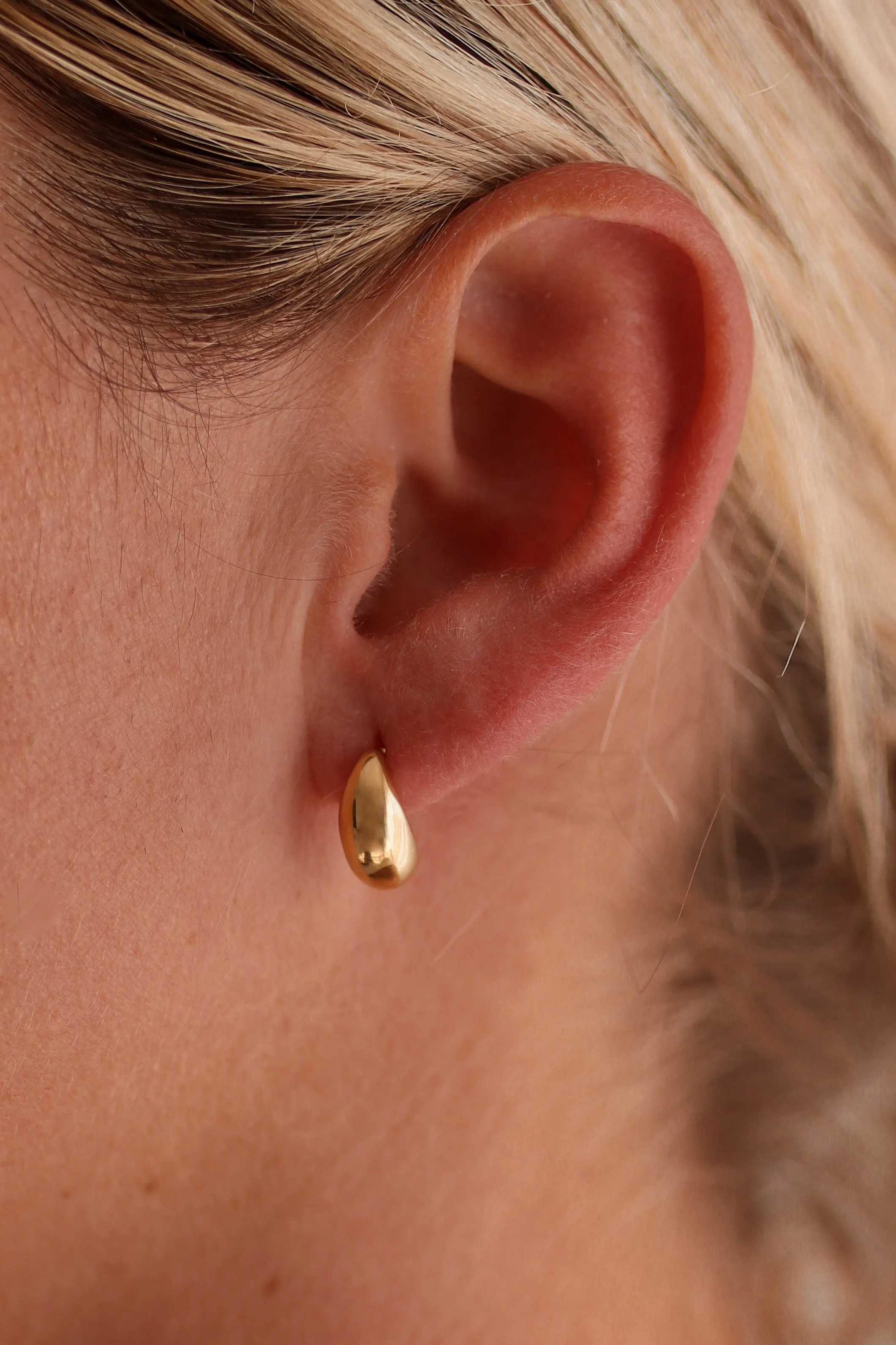 Nadia - Gold or Silver Plated Stainless Stud Earrings