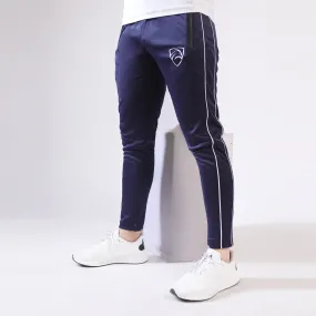 Navy Hawk Series Bottoms With Double Piping