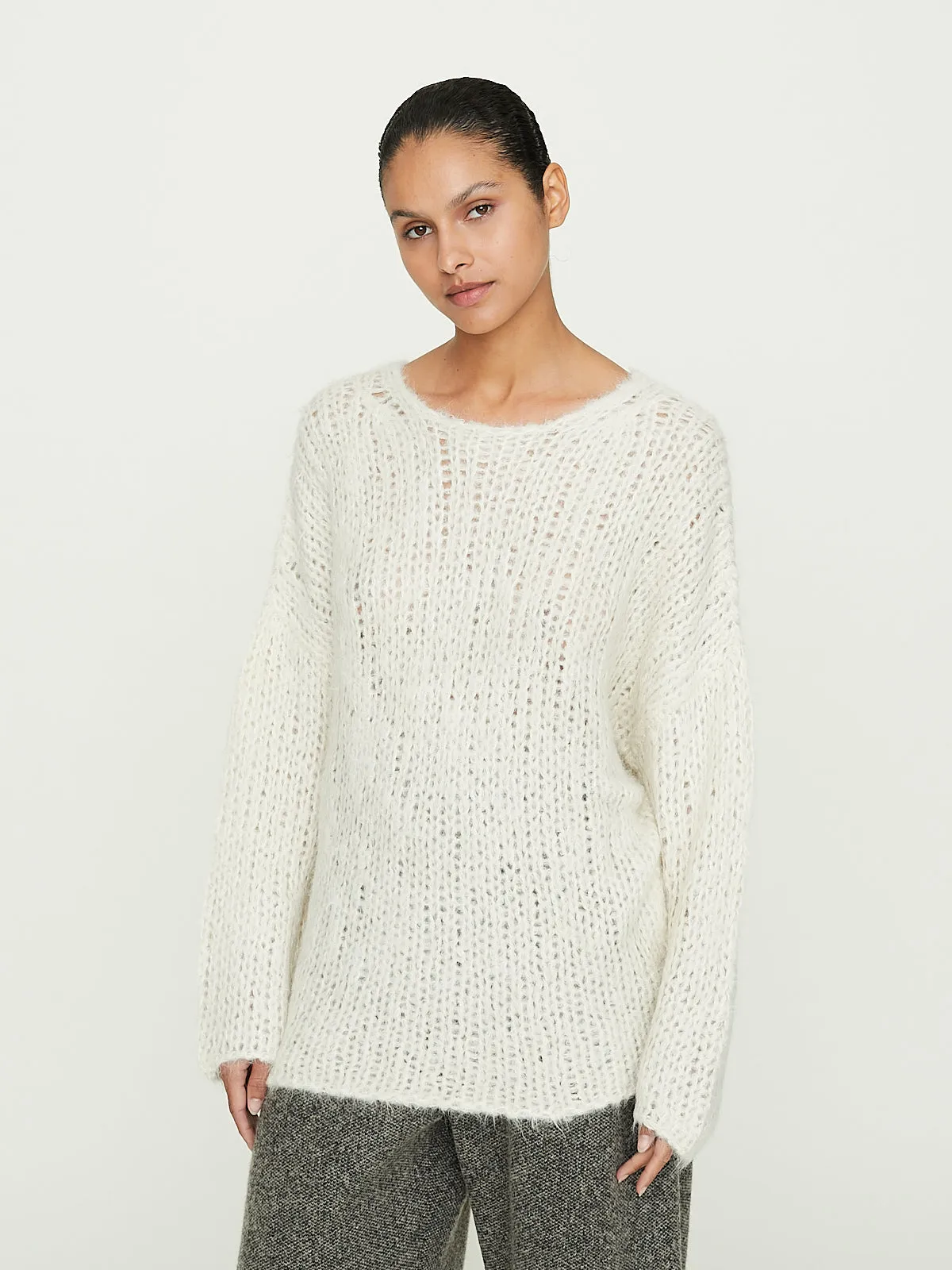 Oversized Sweater in Natural