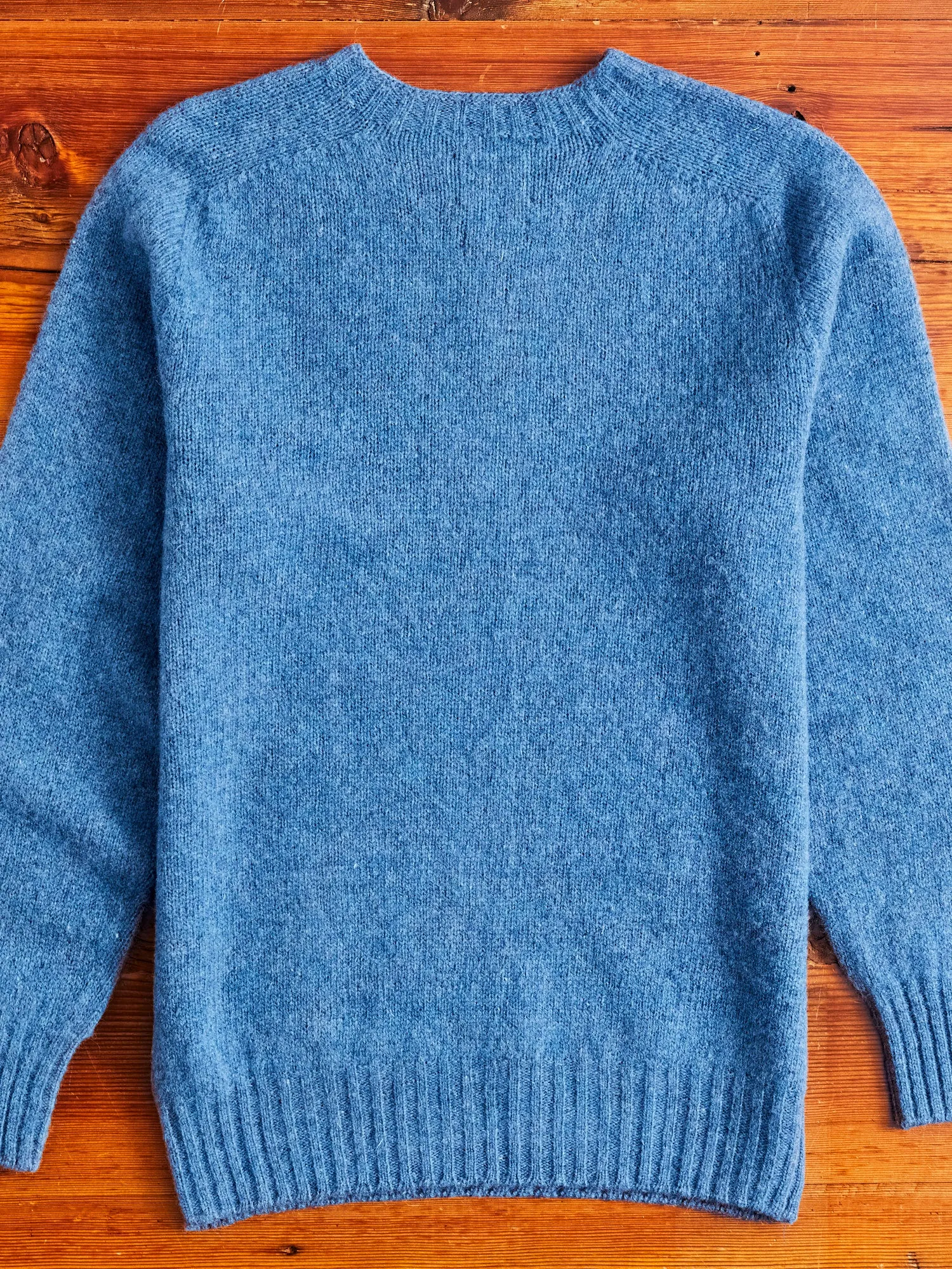 "Birth of the Cool" Wool Sweater in Paradise Blue