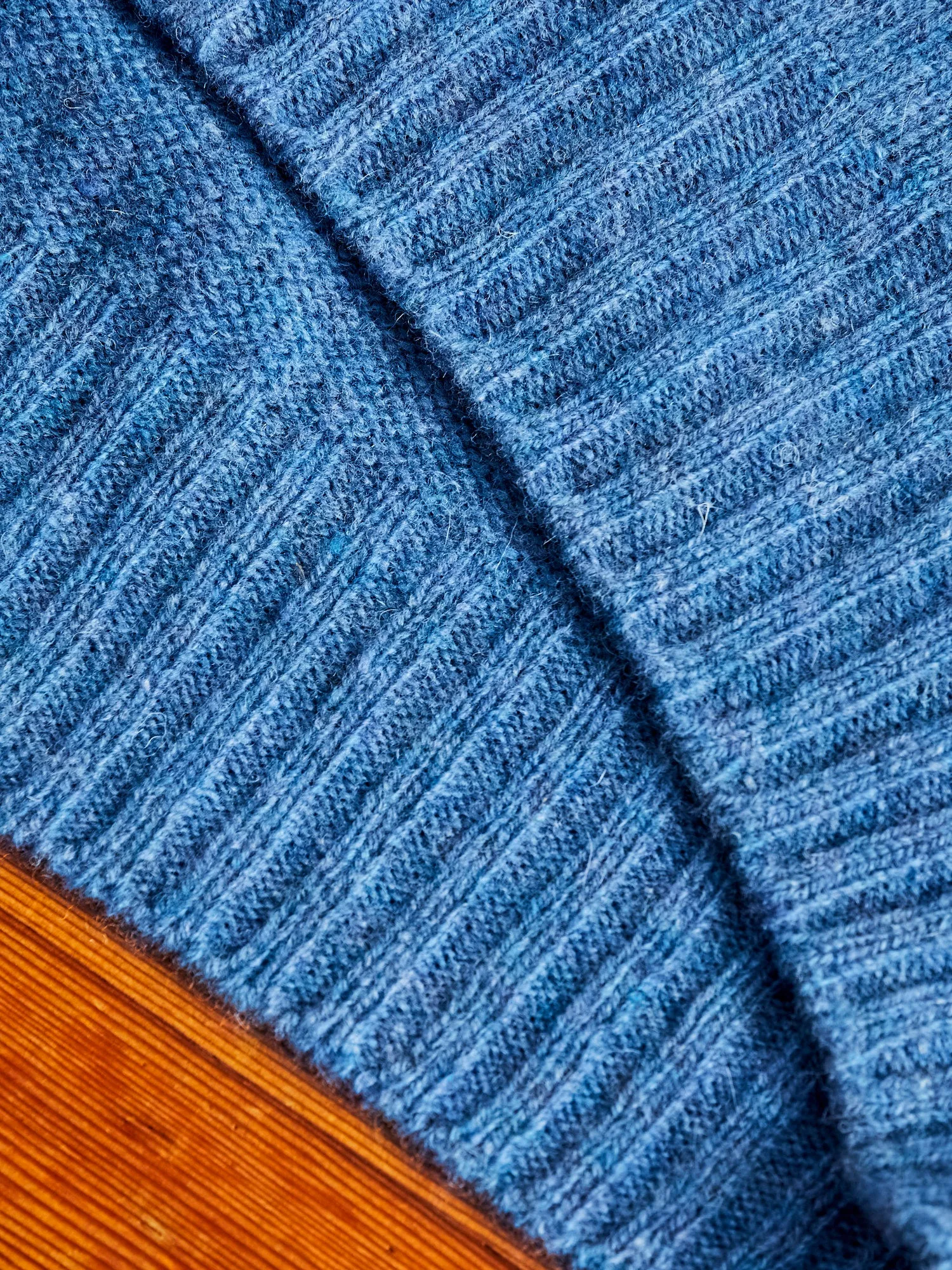 "Birth of the Cool" Wool Sweater in Paradise Blue