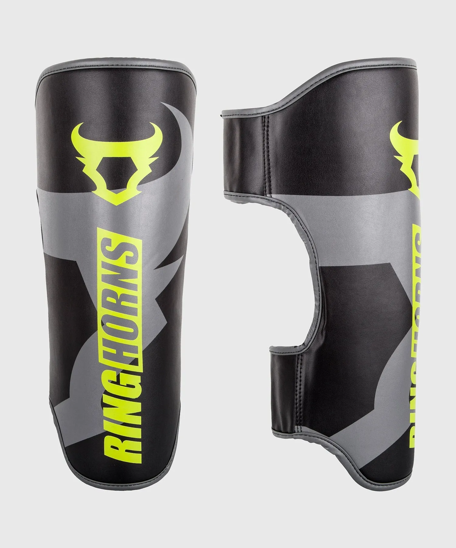 Ringhorns Charger Shin Guards - Black/Neo Yellow