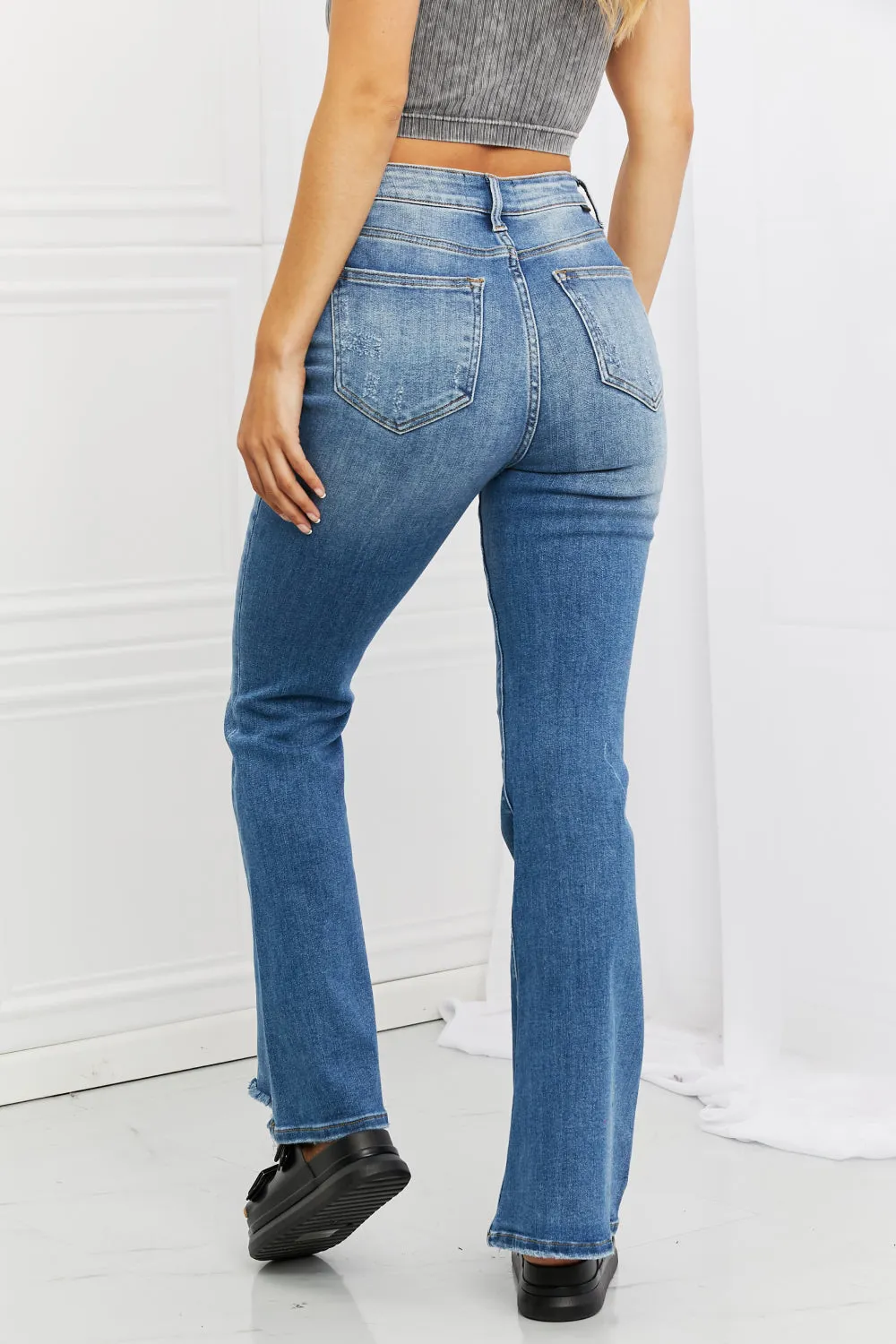 RISEN  Iris High Waisted Flare Jeans