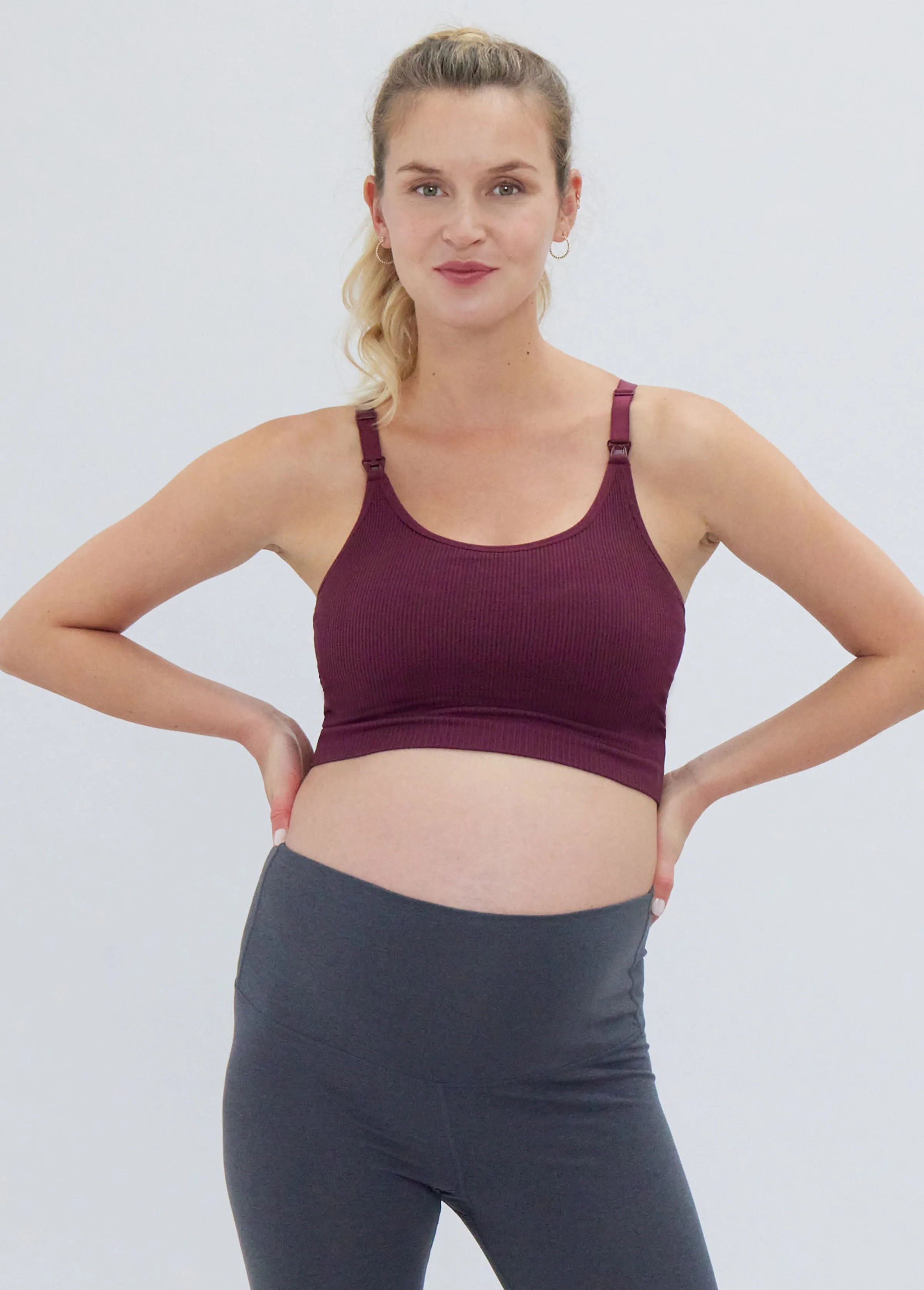 Seamless Nursing Sports Bra