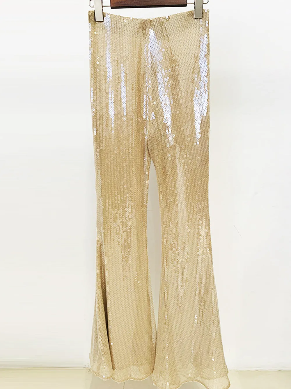 SEKA Sequin Flared Trousers