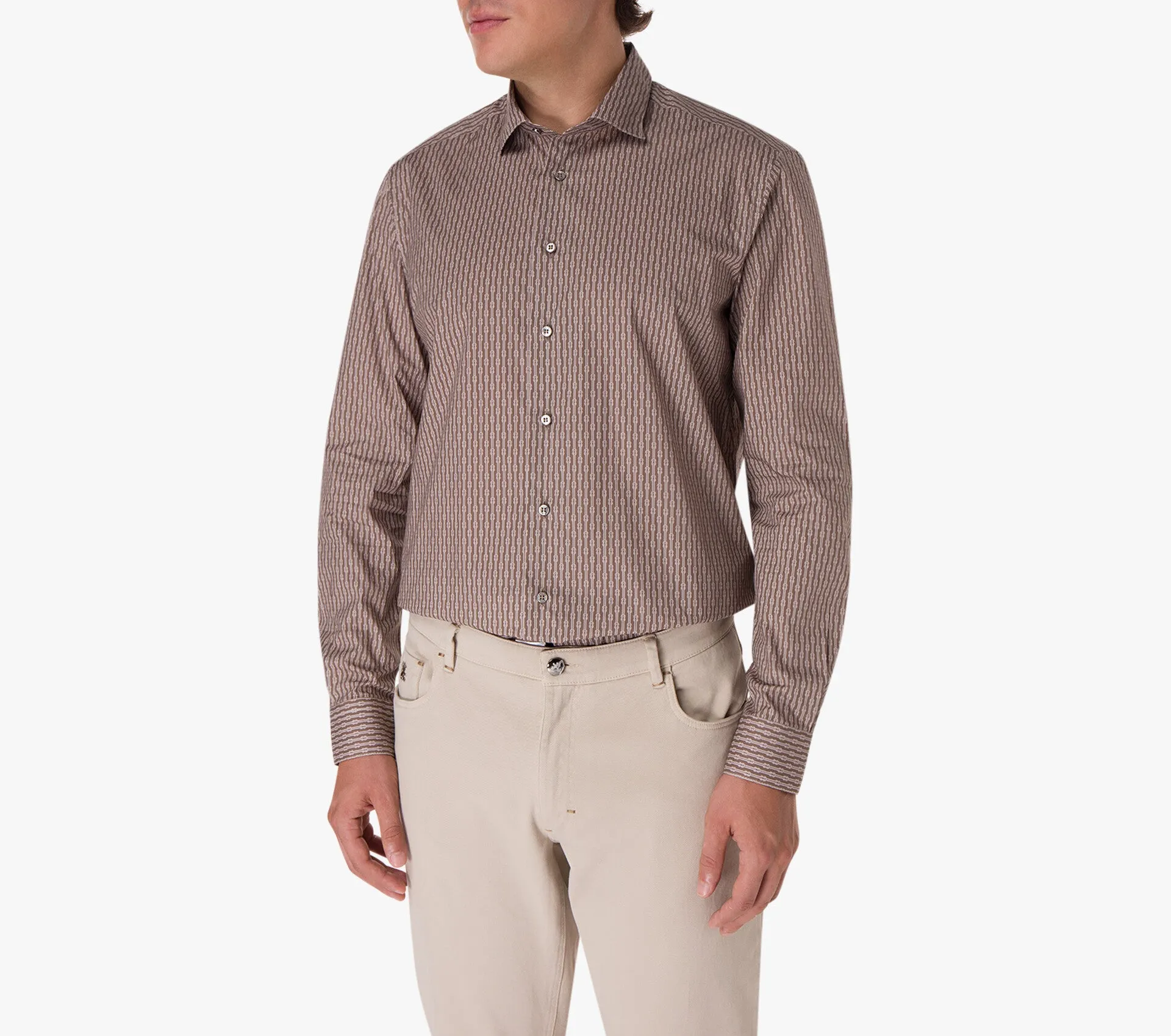 Shirt with Art-Express Knot Pattern