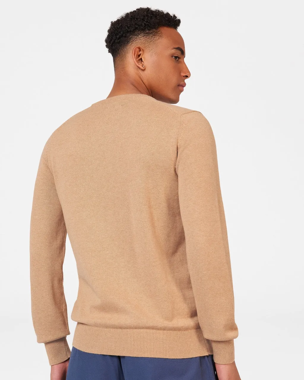 Signature Knitted Crew Neck - Stone