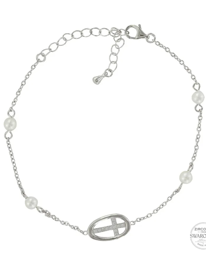 Sterling Lane Virtue of Faith Cross Bracelet - In Stock