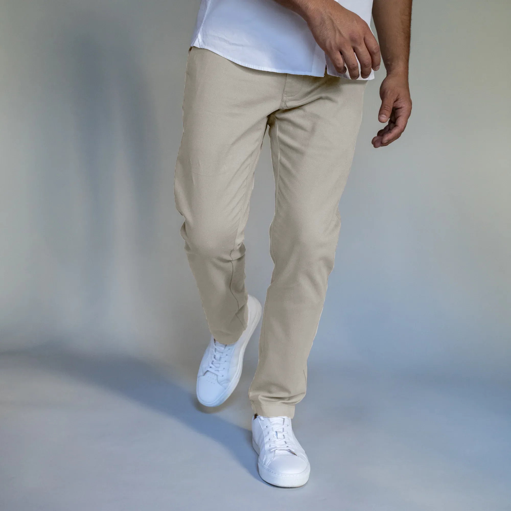 Stretch Chinos Slim Fit - Grey