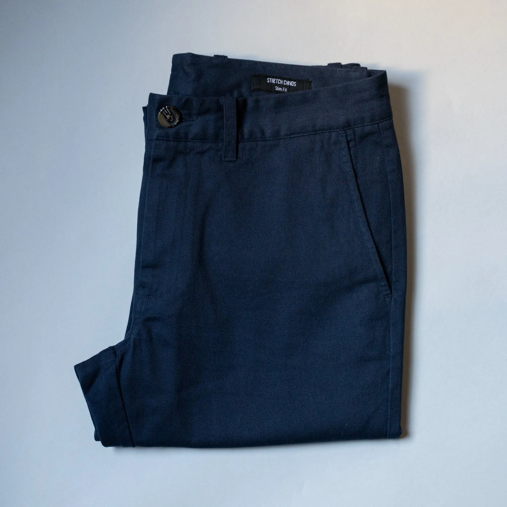 Stretch Chinos Slim Fit - Navy