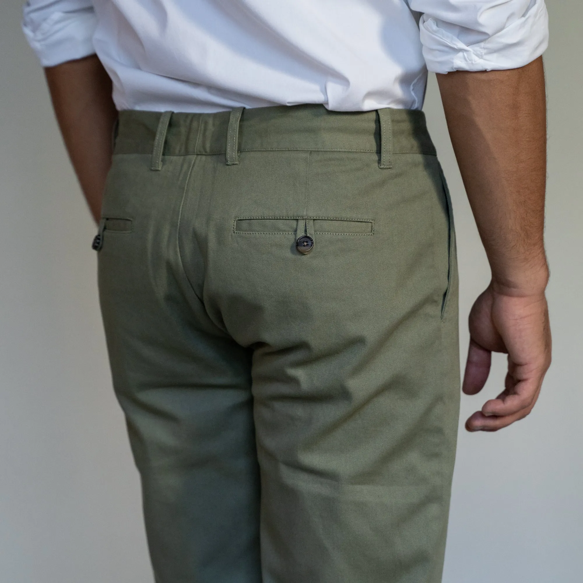 Stretch Chinos Slim Fit - Olive