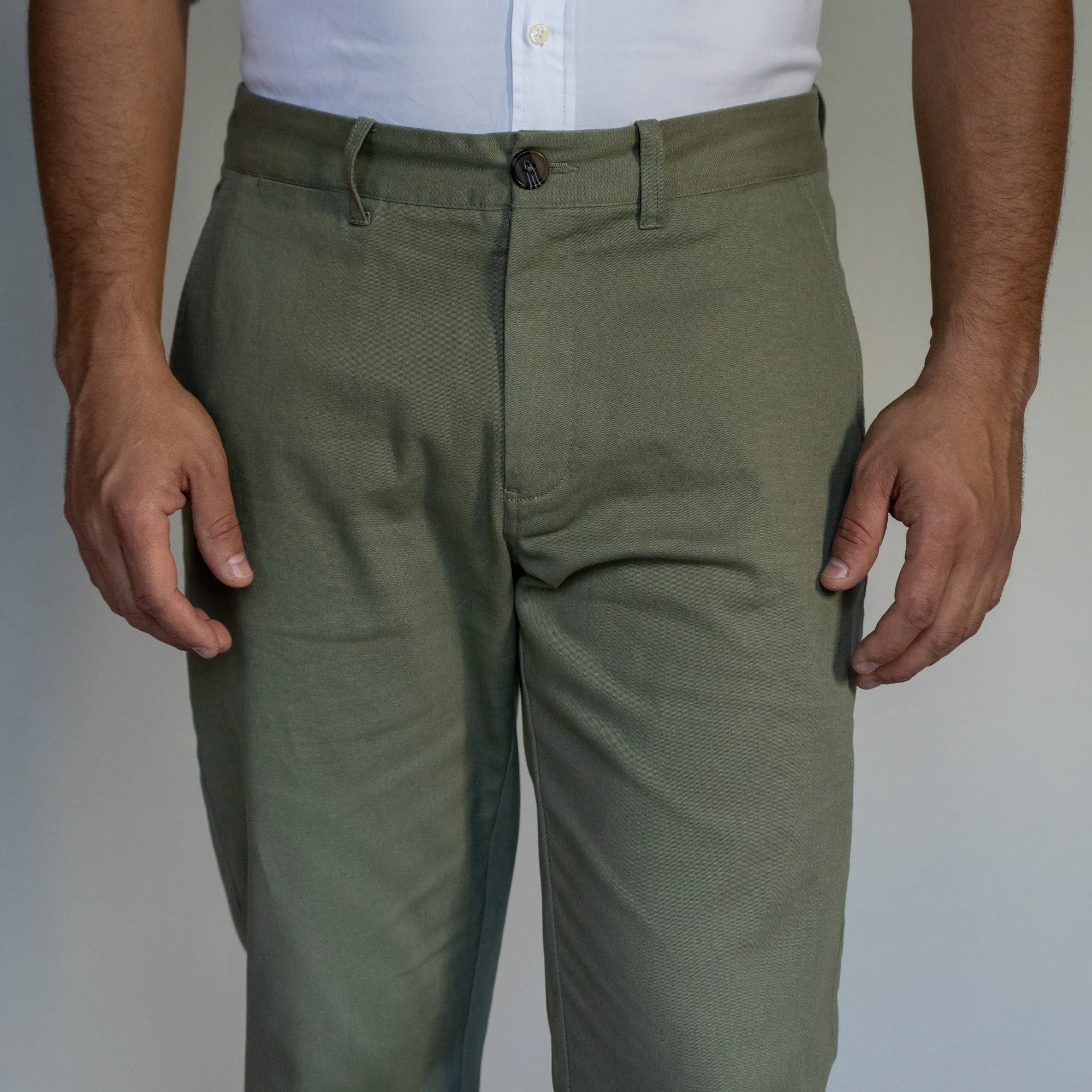 Stretch Chinos Slim Fit - Olive