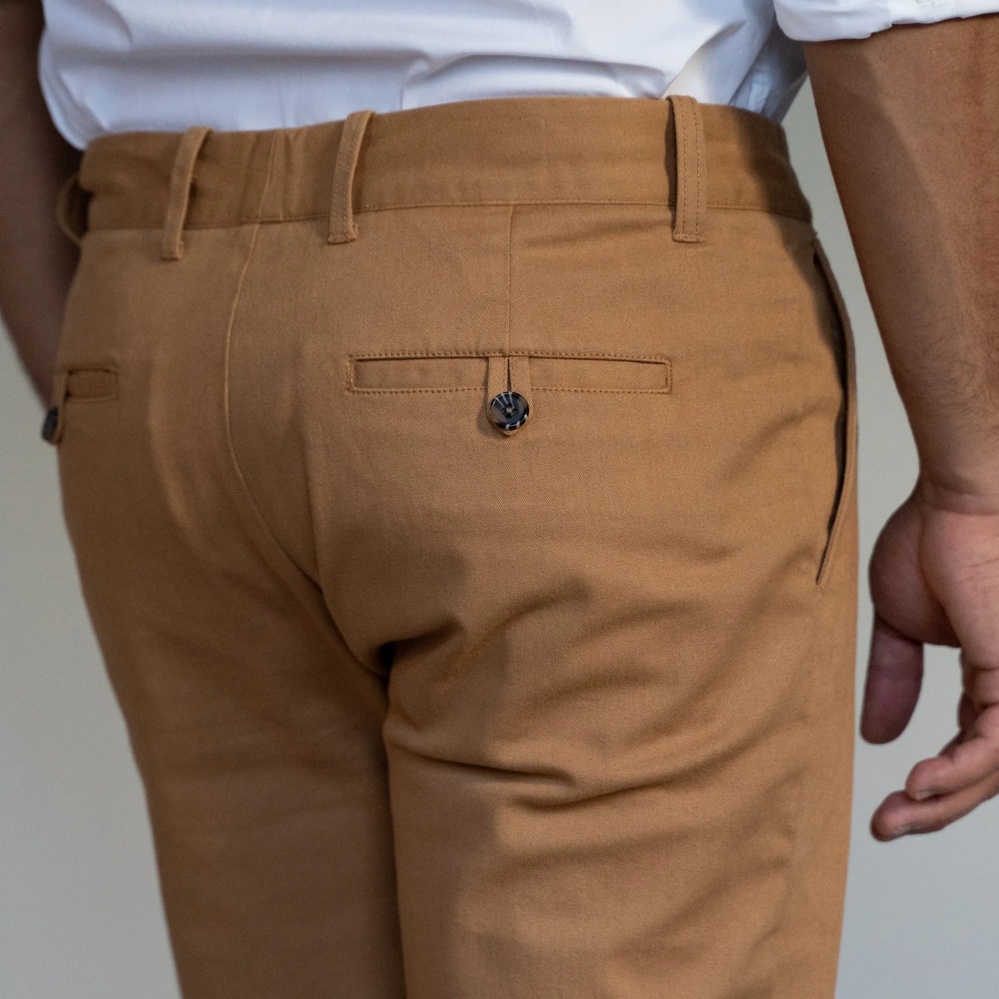 Stretch Chinos Standard Fit - Tobacco