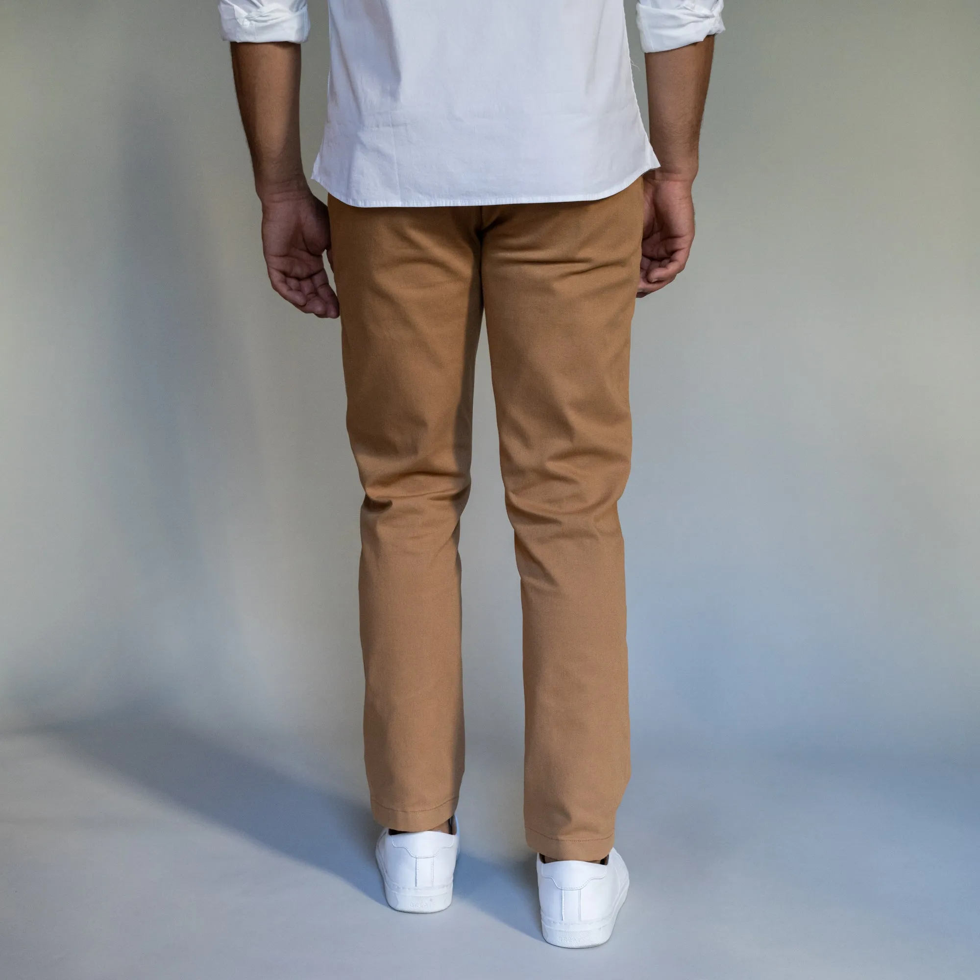 Stretch Chinos Standard Fit - Tobacco