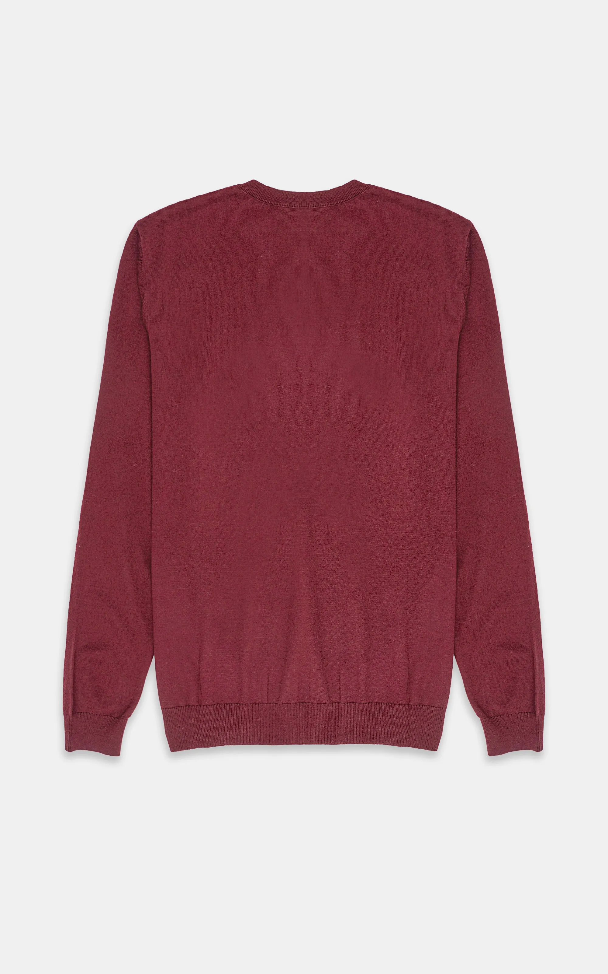 SWEATER V NECK MAROON