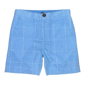 Sweetgrass Shorts - Palmetto Bluff Blue Linen