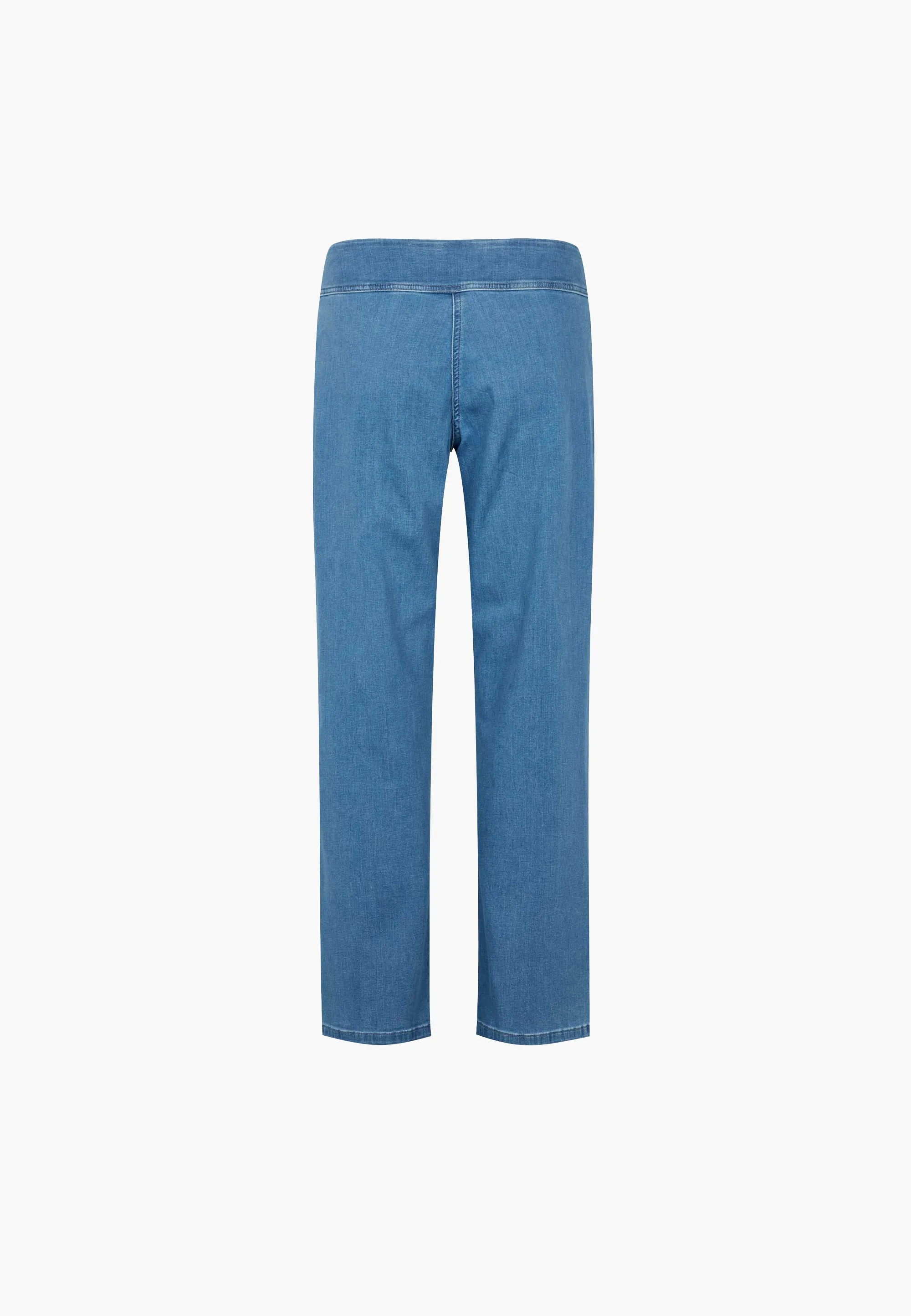 Thea Straight - Medium Length - Light Blue Denim