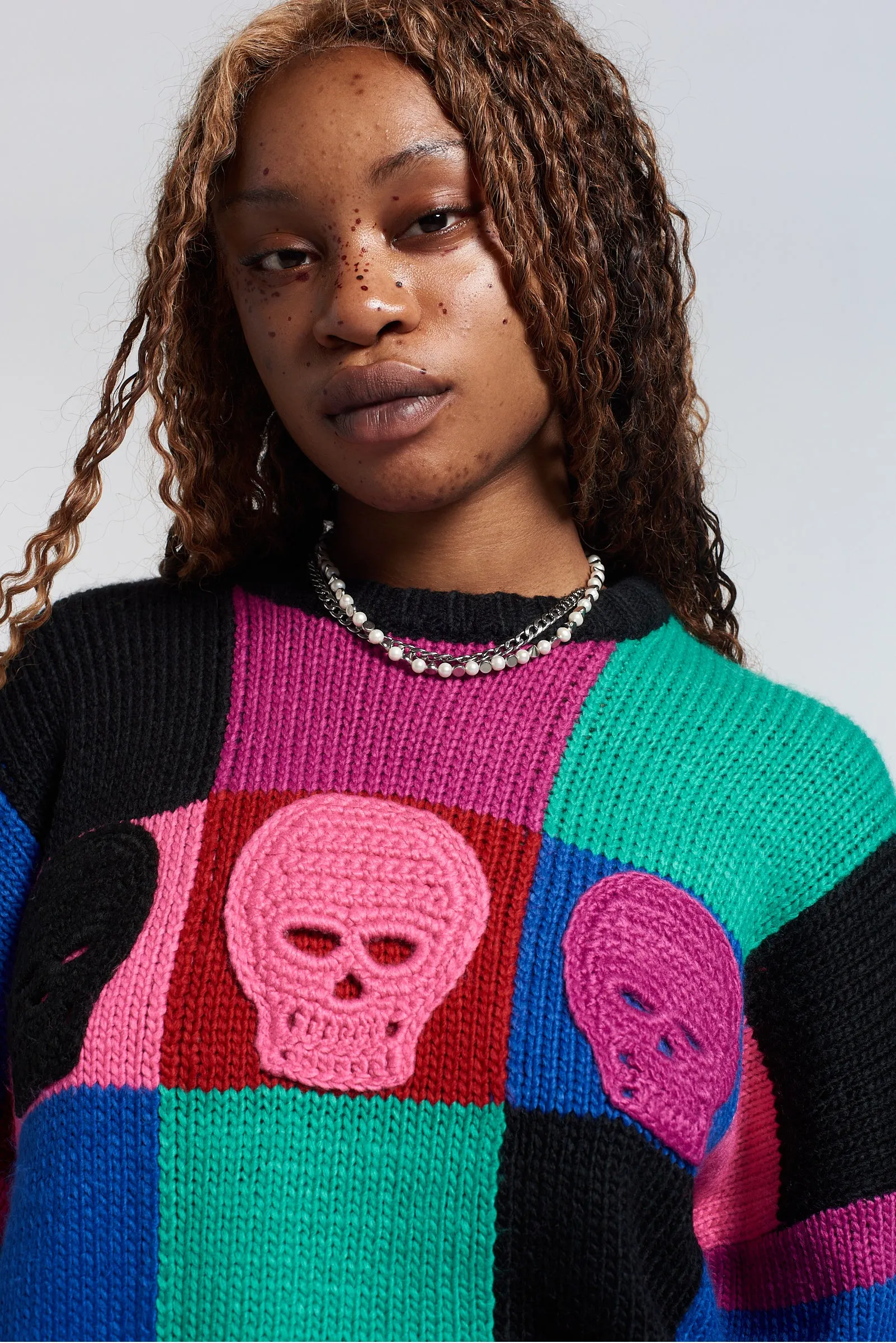 Triple Skull Knit