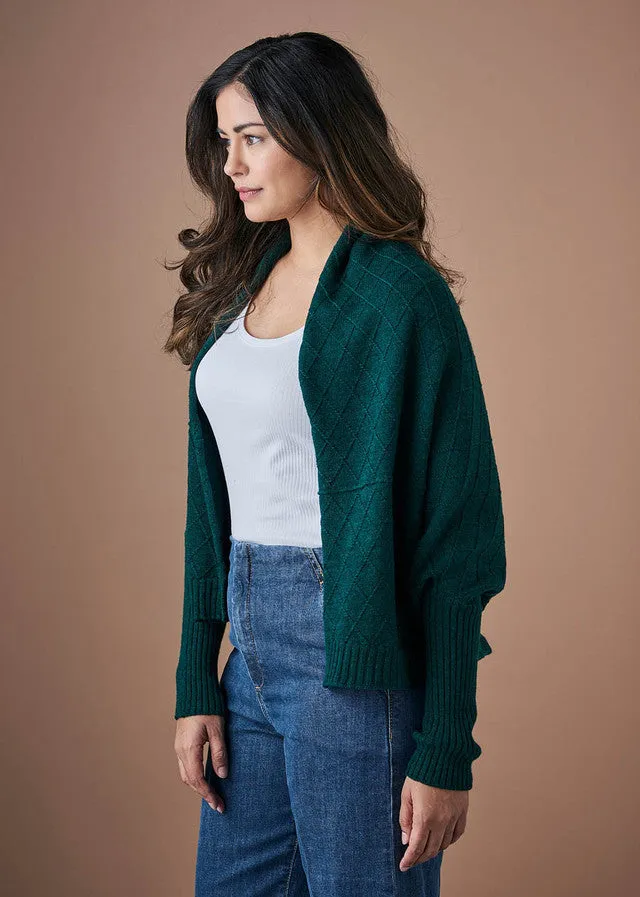 uimi - Saskia Shrug - Merino Wool - Emerald