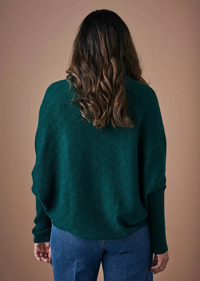 uimi - Saskia Shrug - Merino Wool - Emerald