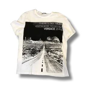 VERSACE Black & White Tee | Size M