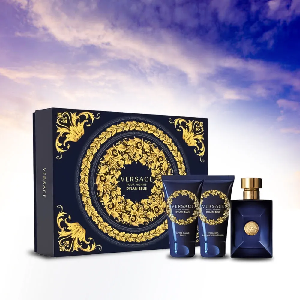 Versace Dylan Blue Edt M 50ml   After Shave Balm 50ml   Shower Gel 50ml Gift Set