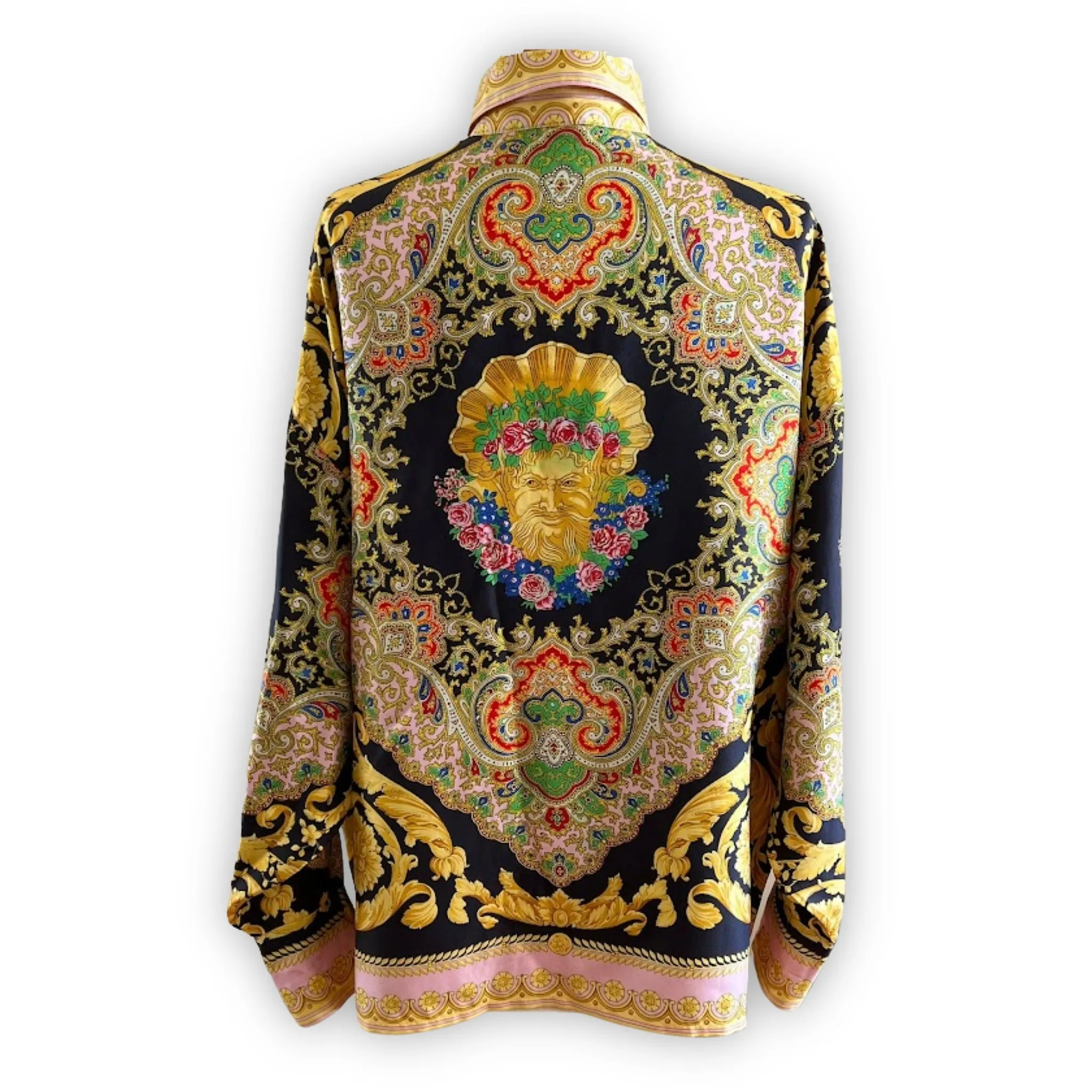 VERSACE Medusa Silk Shirt | Size 44