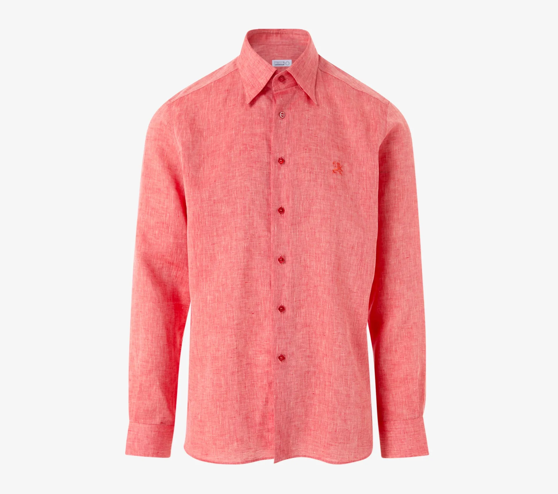 Zilli Linen Shirt with Iconic Griffon Embroidery